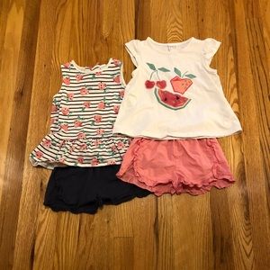 Maggie & Zoe girls short sets, 4T